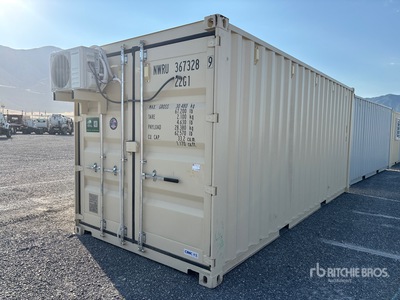 2026 20 ft x 8 ft Skid-Mounted Storage Container Mobile Office Divers - Équipement pour conteneurs (Unused)