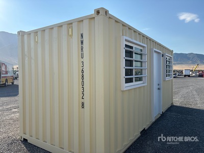 2026 20 ft x 8 ft Skid-Mounted Storage Container Mobile Office Divers - Équipement pour conteneurs (Unused)