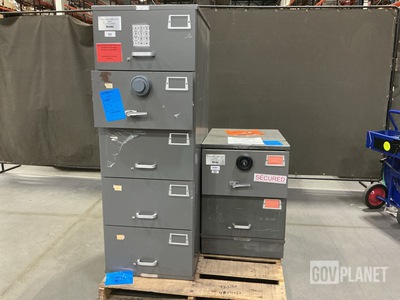 (2) Mosler Filing Cabinet Safes