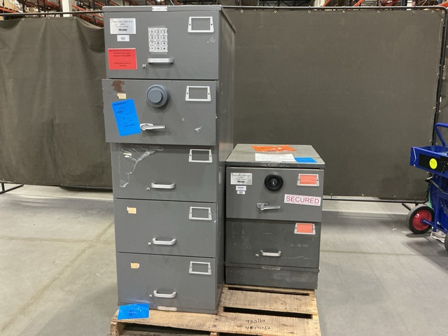 (2) Mosler Filing Cabinet Safes