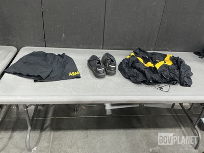 (15) Pairs of Fitness Trunks, (7) Pairs of Men's Running Shoes & Assorted Items