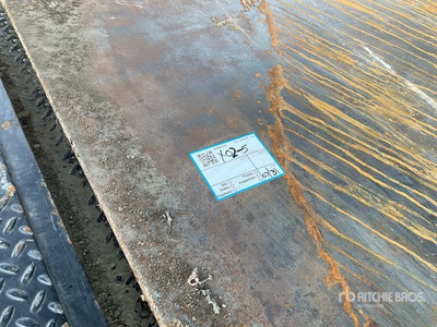 Quantity of (2) Metal Plaques d'acier