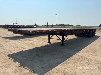 2008 Lode King 53 ft Tri/A Flatbed Trailer
