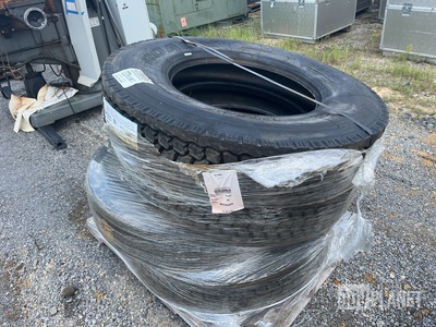 (4) Assorted 11R24.5 Tires