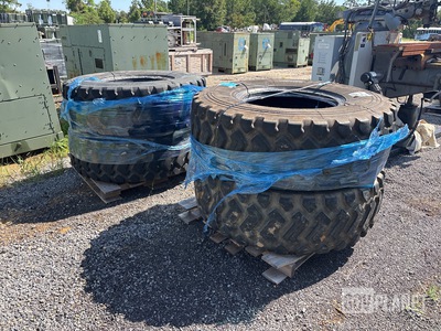 (4) Power King 17.5R25 Tires