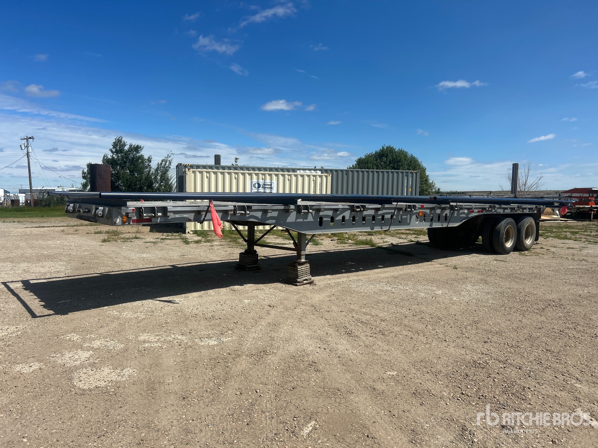 1975 Trailmobile 45 ft T/A Flatbed Trailer