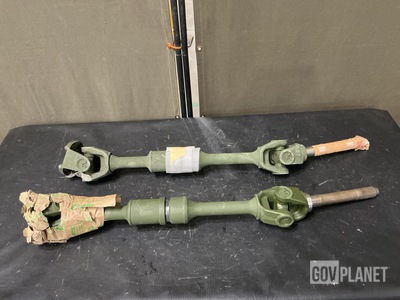 (2) General Dynamics 10655864-011PEG Vehicular Velocity Drive Shaft Assemblies