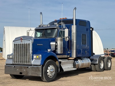 2017 Kenworth W900 6x4 T/A Sleeper Truck Tractor