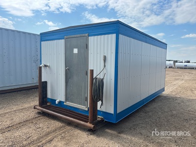 Skid-Mounted Water Tank Shed