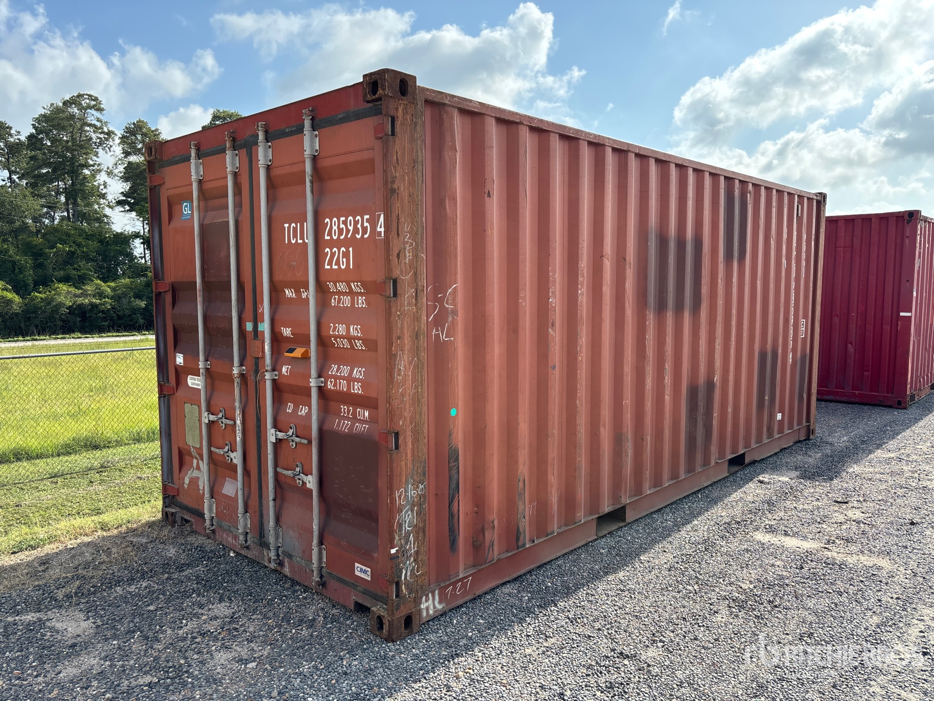 2010 20 ft Standard Storage Container