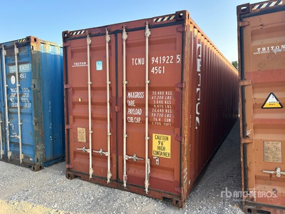 40 ft High Cube Storage Container