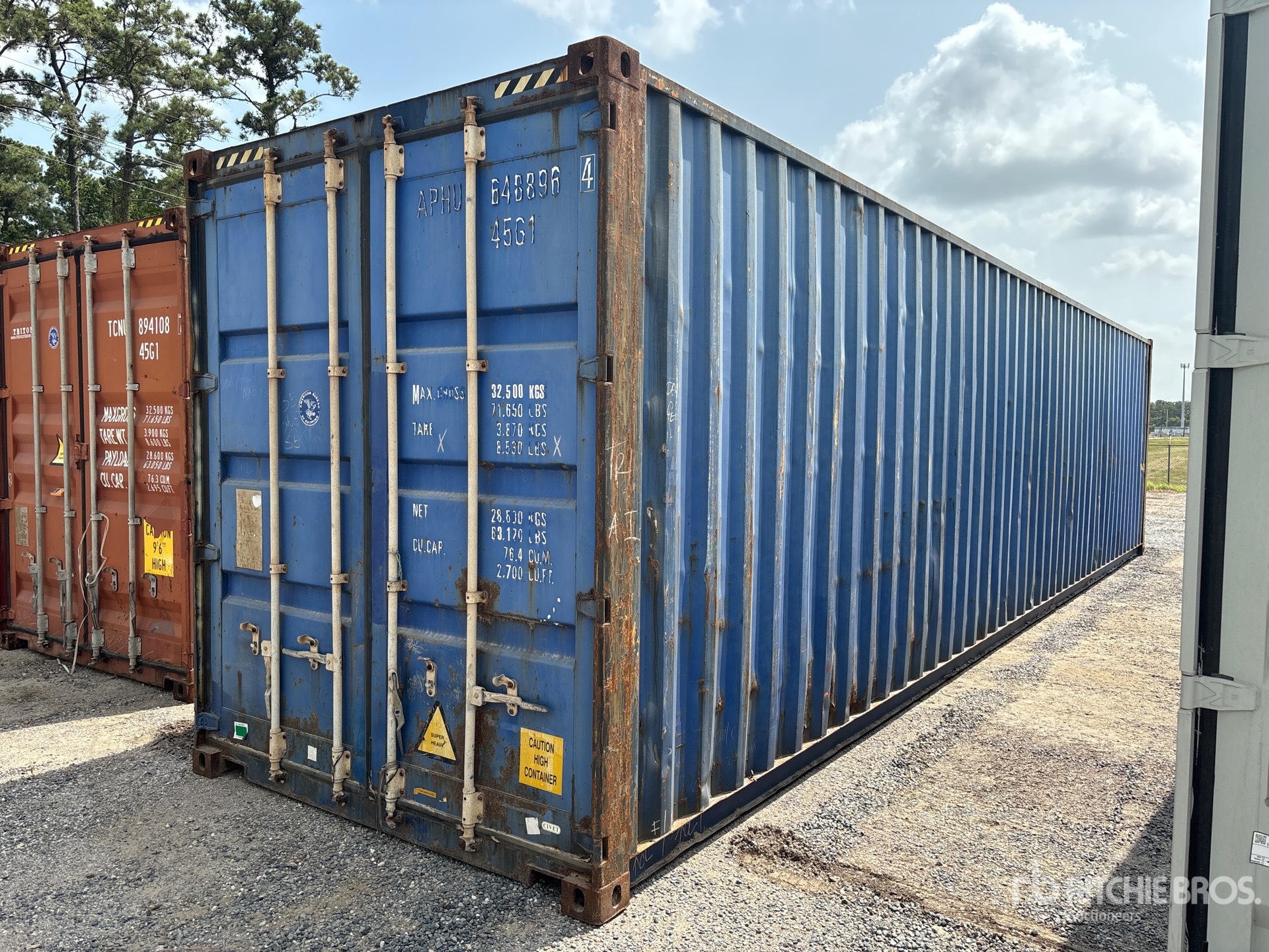 2007 40 ft High Cube Storage Container