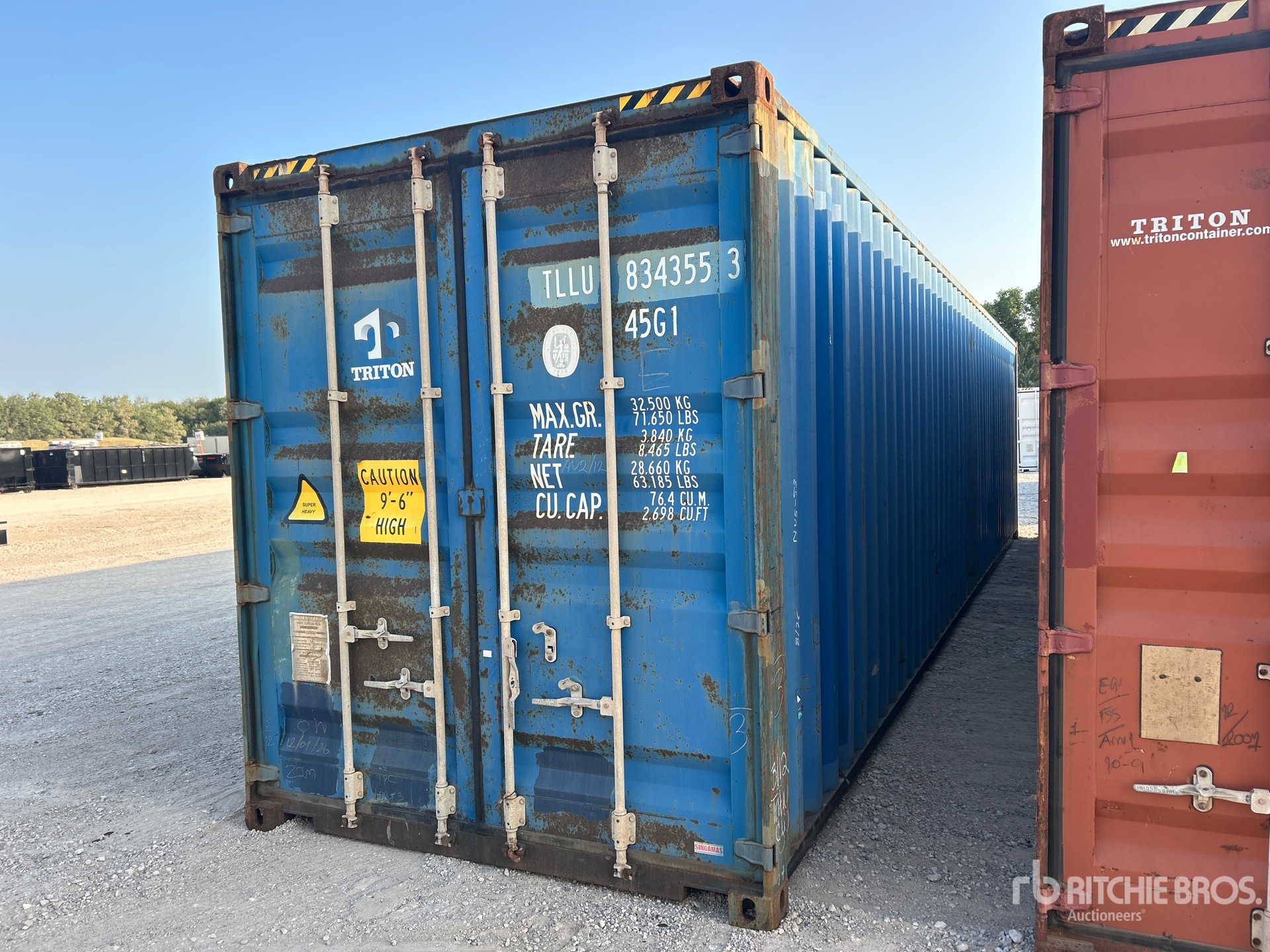 40 ft High Cube Storage Container