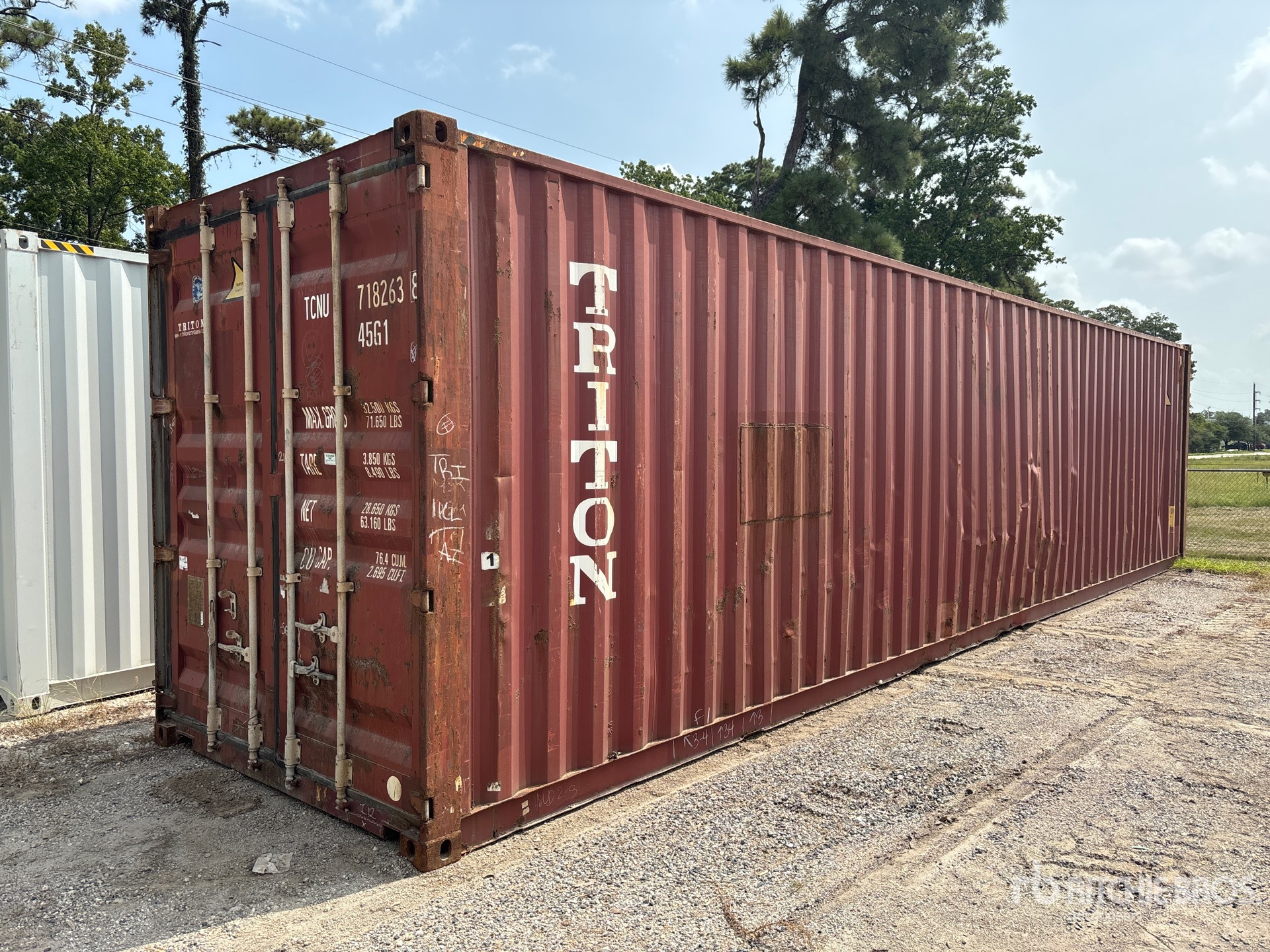 2008 40 ft High Cube Storage Container