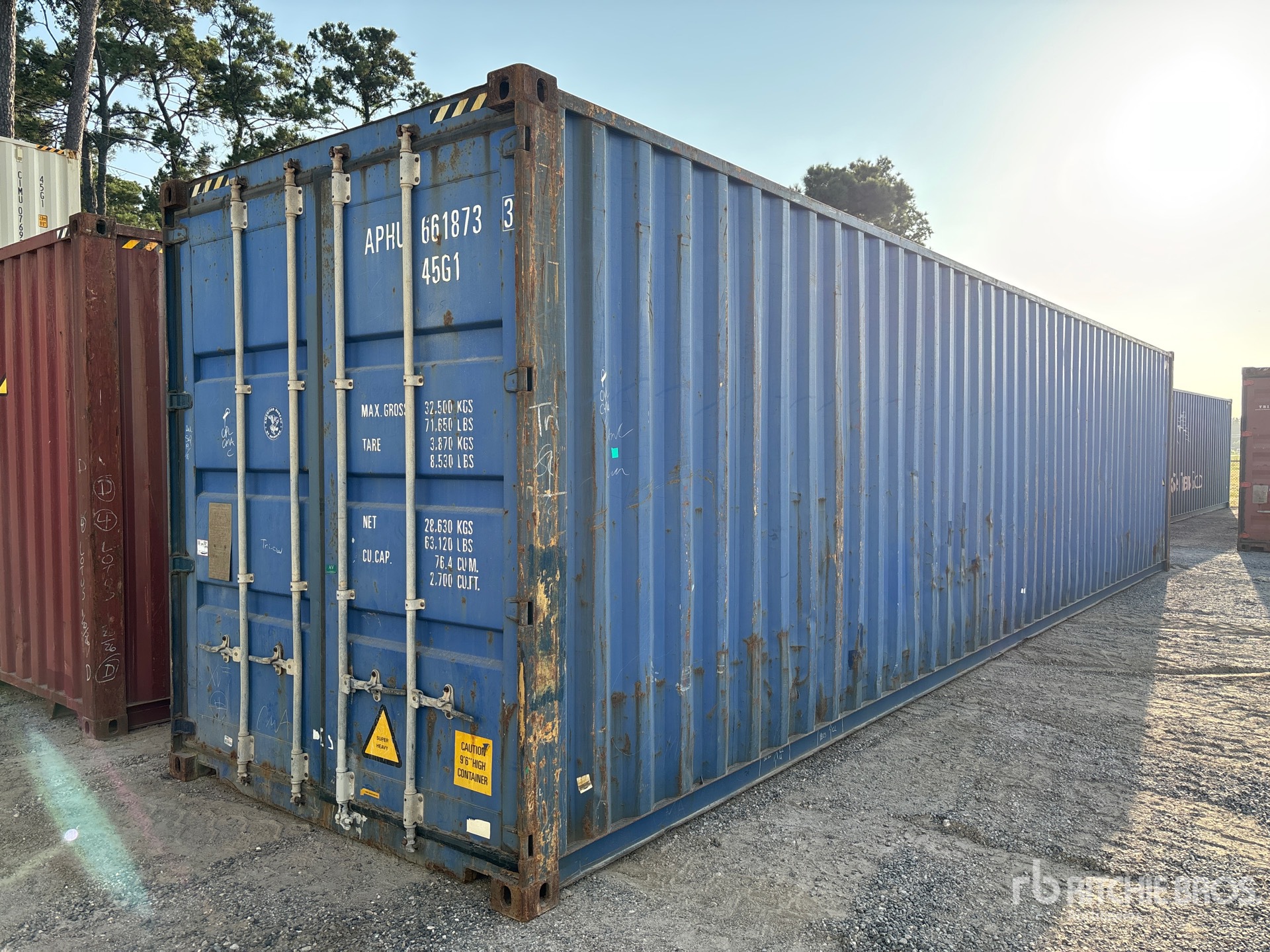 40 ft High Cube Storage Container
