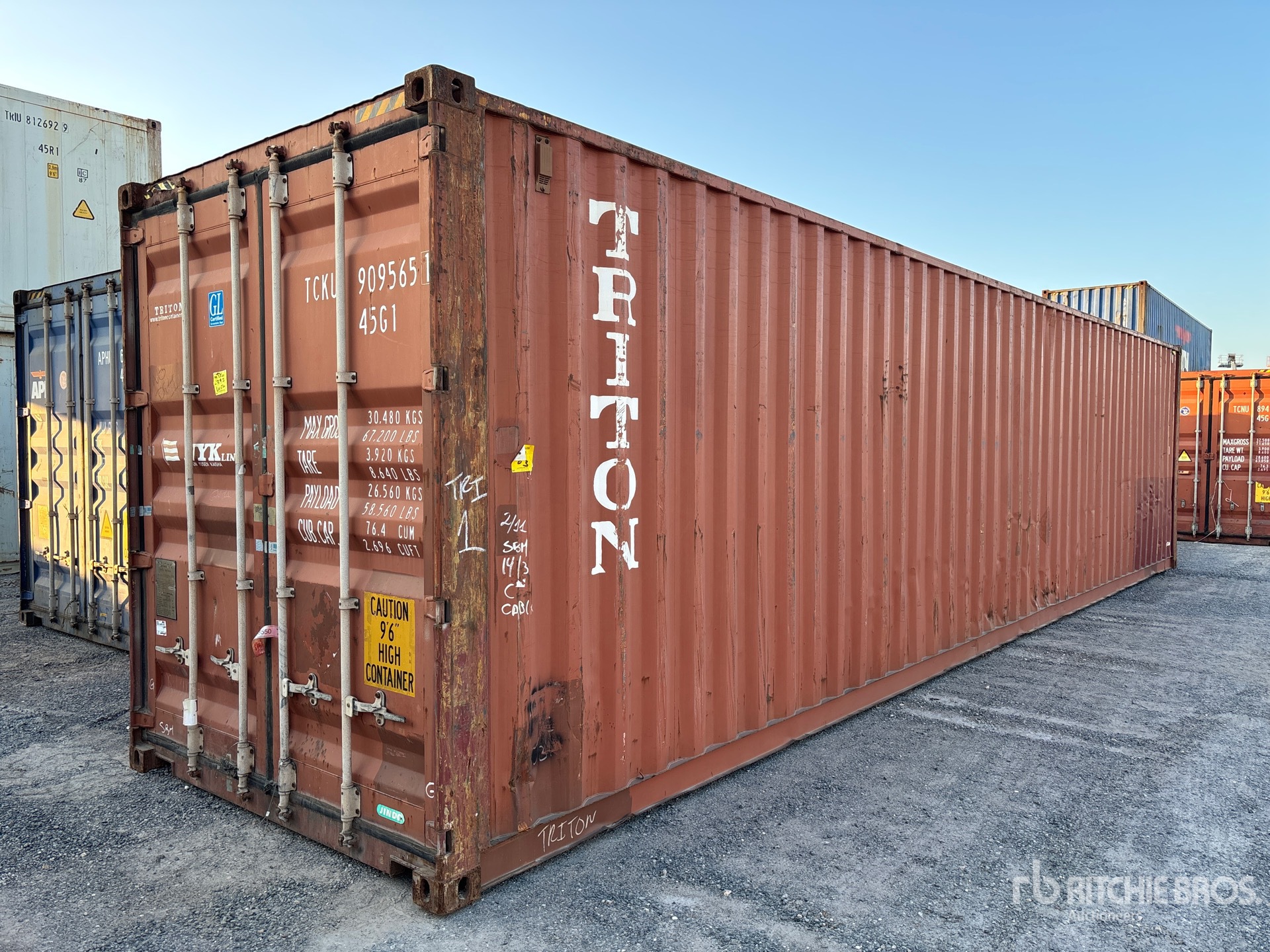 2004 40 ft High Cube Storage Container