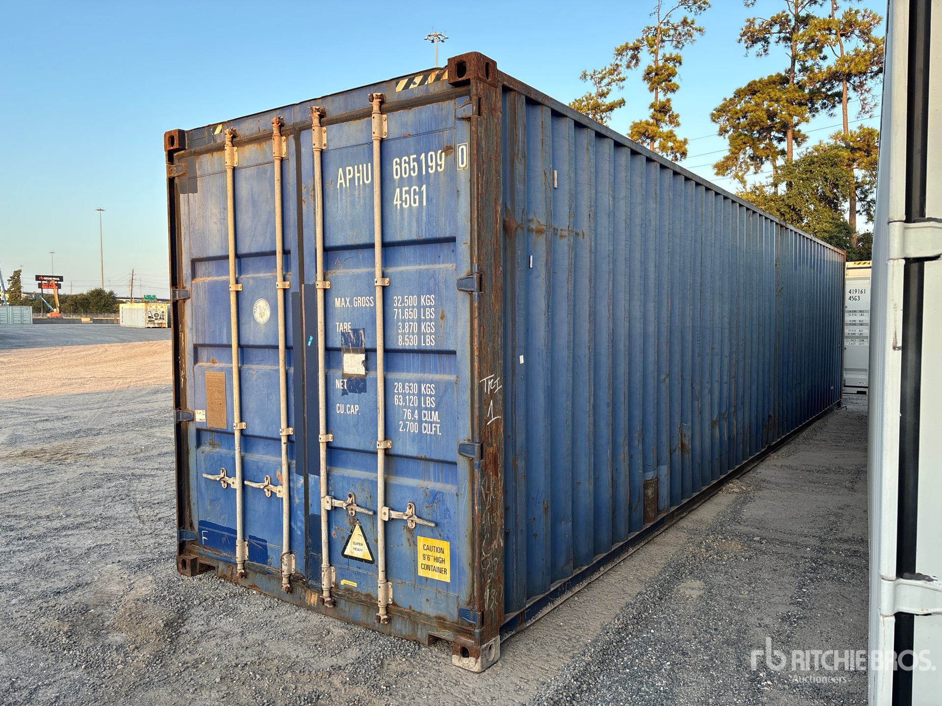 40 ft High Cube Storage Container