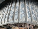 Chassis with Condición del cinturón de la oruga