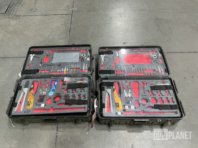 (2) Black & Company TK-2887/D Radar Set Tool Kits
