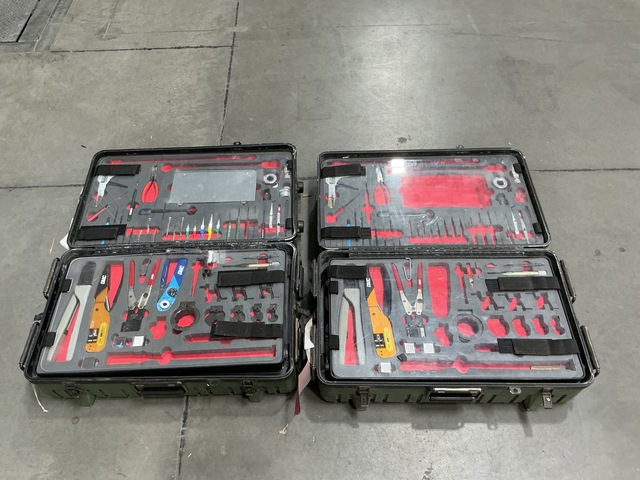 (2) Black & Company TK-2887/D Radar Set Tool Kits