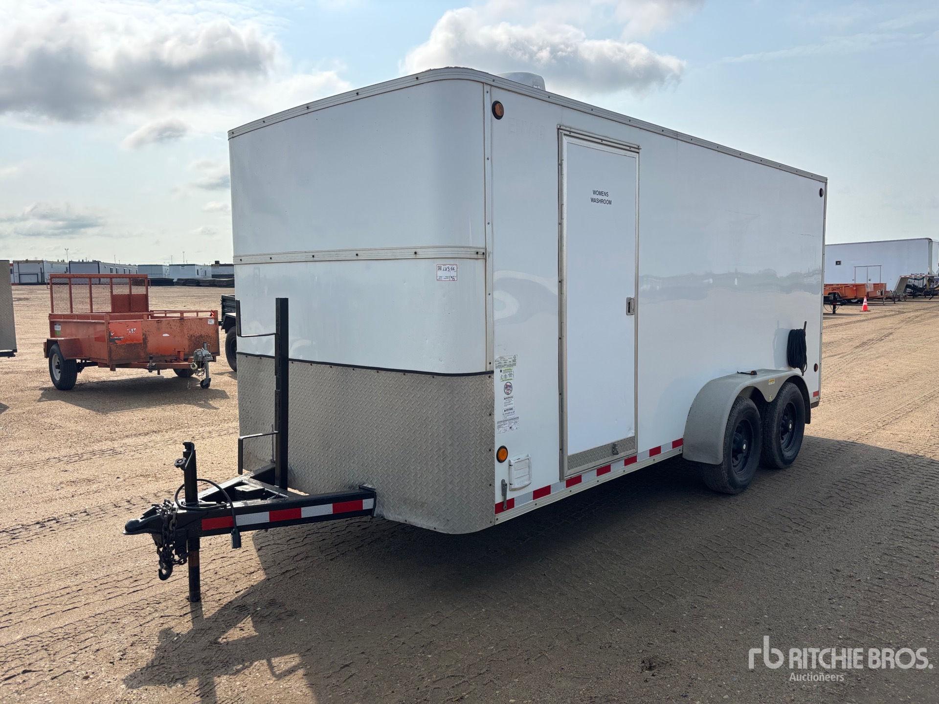 2012 Cjay Trailers 16 ft x 7 ft T/A Portable Toilet