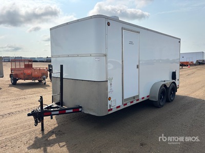2012 Cjay Trailers 16 ft x 7 ft T/A Portable Toilet