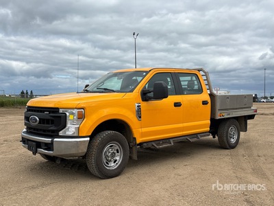 2021 Ford F-250 XL 4x4 Crew Cab Flatbed Truck