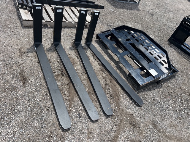 Quantity of (2) 2026 GIYI 48 in Skid Steer Forks (Unused)