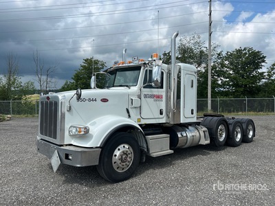 2014 Peterbilt 367 8x4 Heavy Haul 4-Achs Sattelzugmaschine mit Schlafkabine