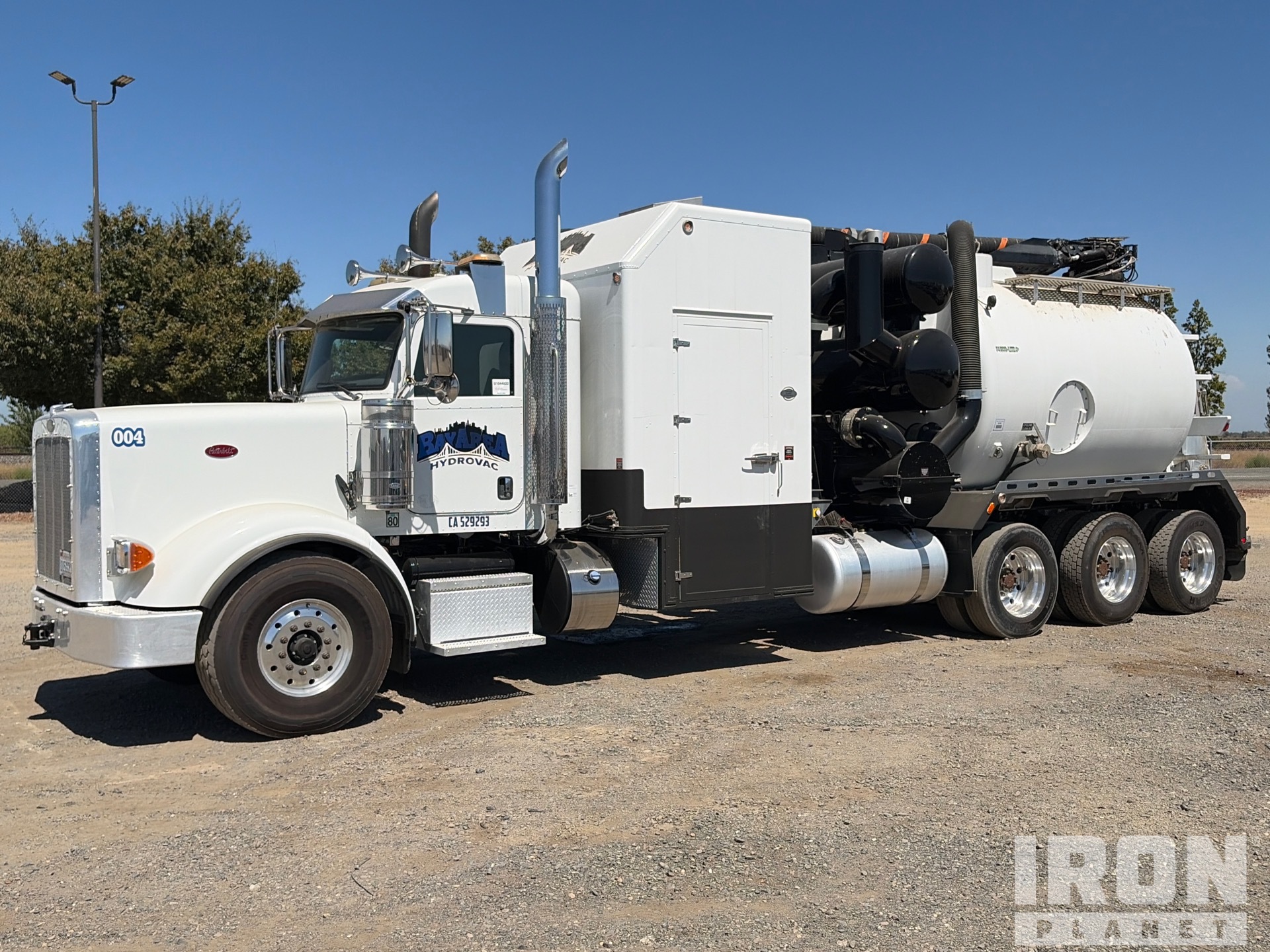 2019 Foremost Tornado on 2020 Peterbilt 367 8x6 Vacuum Excavator Truck