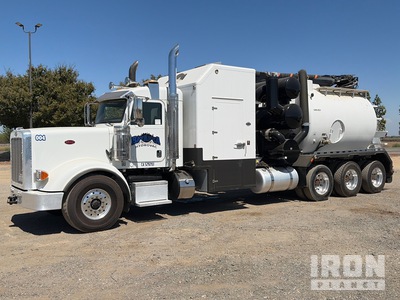 2019 Foremost Tornado on 2020 Peterbilt 367 8x6 Vacuum Excavator Truck