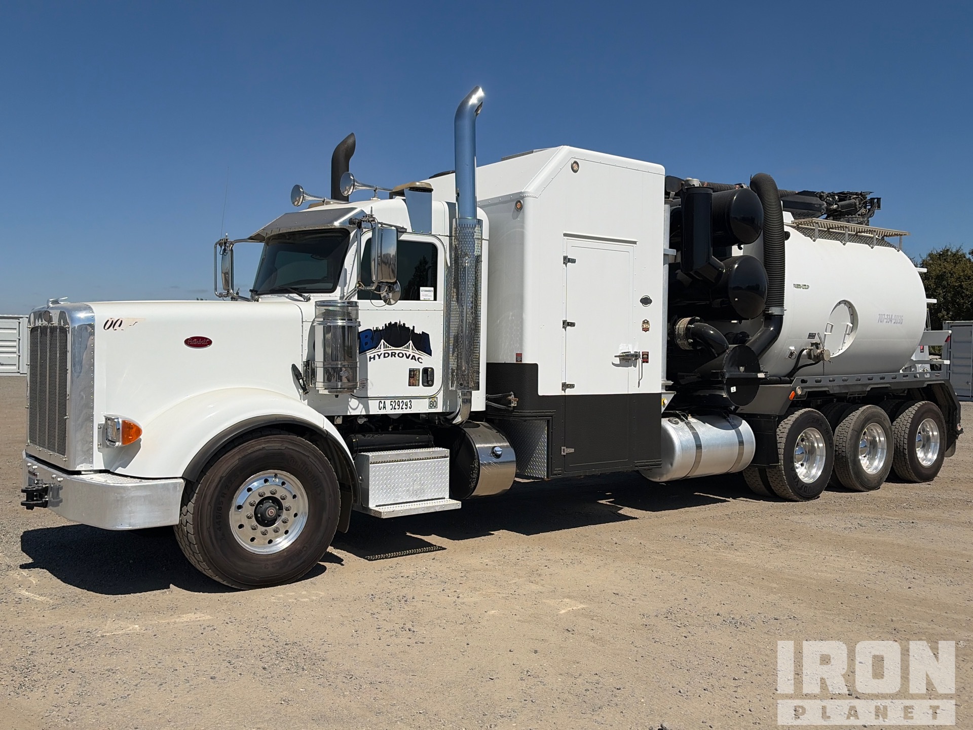 Foremost Tornado on 2020 Peterbilt 367 8x6 Vacuum Excavator Truck