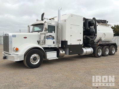2019 Tornado Global F4-ECO-LITE on 2020 Peterbilt 367 8x6 Vacuum Excavator Truck