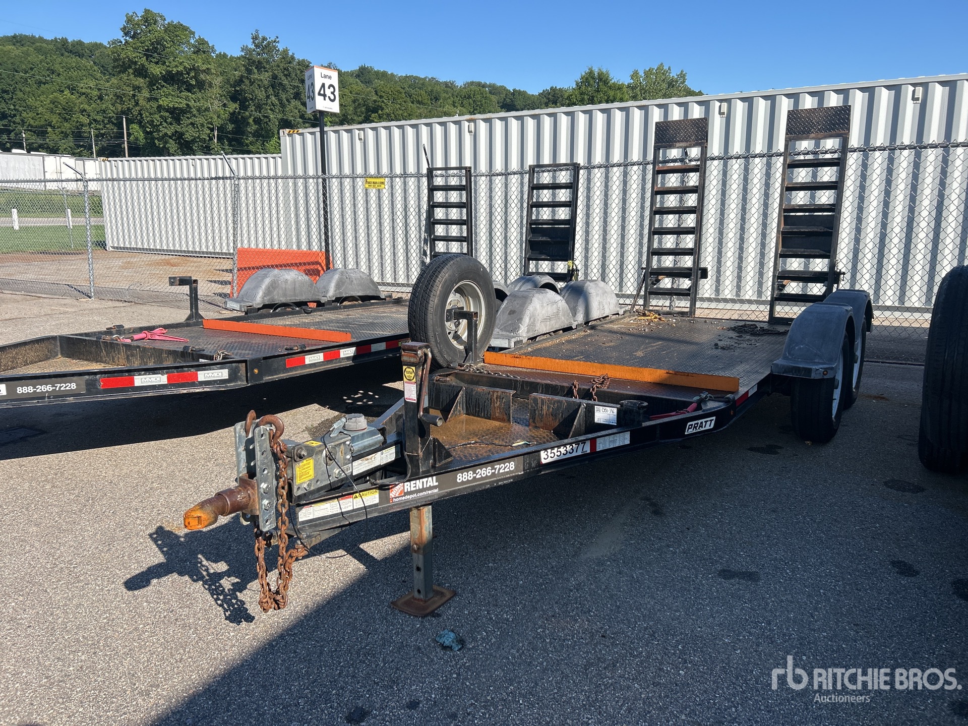 2019 Pratt CP0510 10 ft T/A Utility Trailer