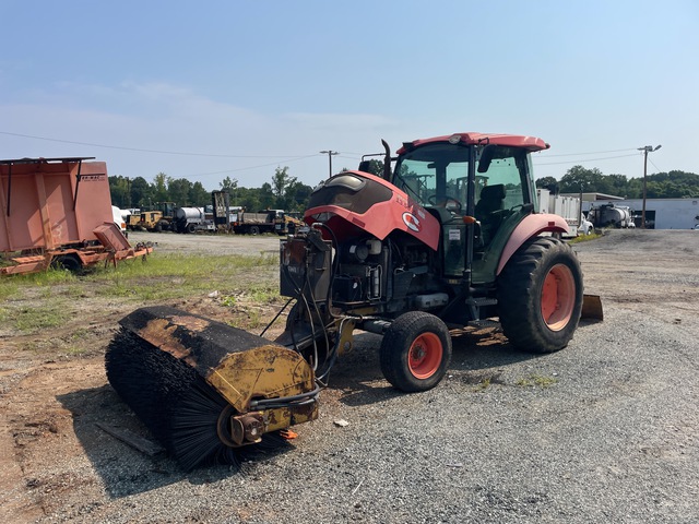 2009 Kubota M6040 Broom Tractor