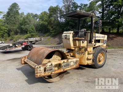 1990 Ingersoll-Rand SD-70 Smooth Drum Compactor