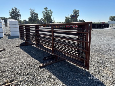 Quantity of (10) 24 ft Corral Livestock Panel
