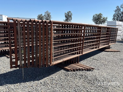 Quantity of (10) 24 ft Corral Livestock Panel