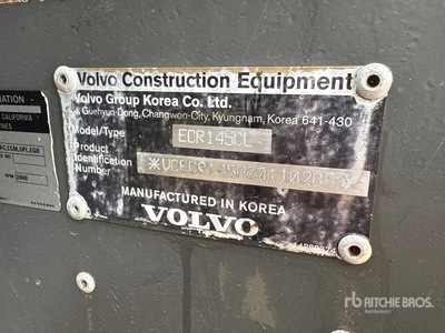 2009 Volvo ECR145CL Tracked Excavator