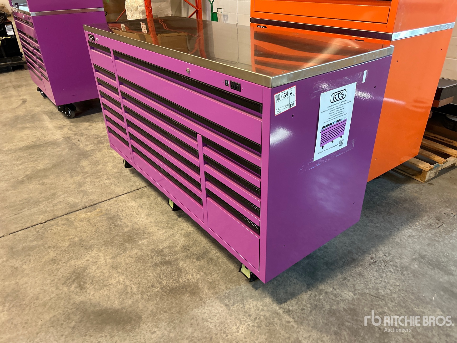 KTS 44 in 24-Drawer Tool Cabinet (Unused)