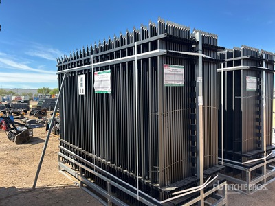 Quantity of (30) 2026 KJ K0710-30 10 ft x 7 ft Powder Coated Fencing (Unused)