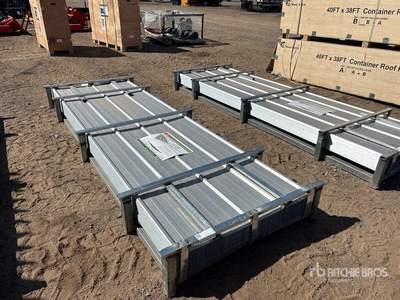 Quantity of (200) 2026 KJ K0310 10 ft Galvalume Corrugated Stalen platen (Unused)