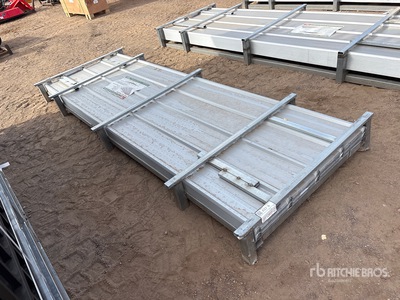 Quantity of (100) 2026 KJ K0311 35 in x 10 ft Galvalume Corrugated Steel Panel (Unused)