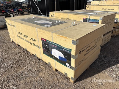 2026 KJ KC4015P 40 ft x 40 ft Single Truss Schronienie na Kontenerach (Unused)