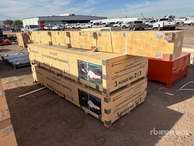 2026 KJ K3151 31 ft x 51 ft Heavy Duty Metal Garage Storage Building (Unused)