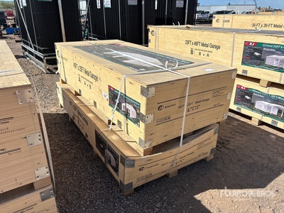 2026 KJ K4525 45 ft x 25 ft Metal Garage Bâtiment d'entreposage (Unused)