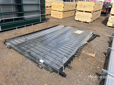 2026 KJ K0720-1 20 ft Wrought Iron Bi-Parting Brama wjazdowa (Unused)