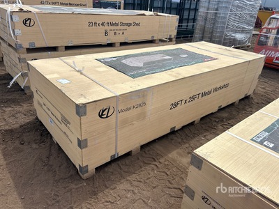 2026 KJ K2825 28 ft x 25 ft Metal Workshop Divers - Structure portative (Unused)