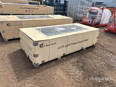 2026 KJ K4120 20 ft x 41 ft Enclosed Abri d'Auto (Unused)
