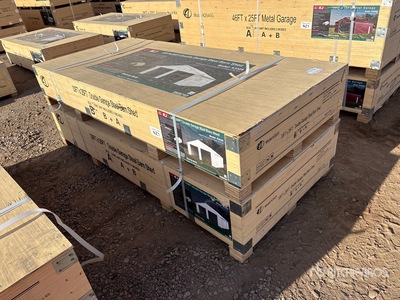 2026 KJ K3325 33 ft x 25 ft Metal Garage (Unused)